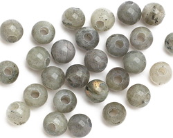 Labradorite Round (Large Hole) 8mm