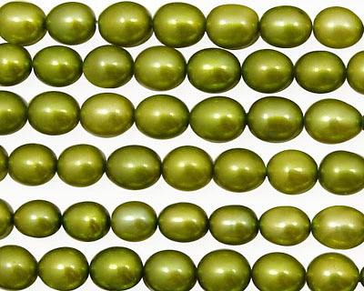 Olive Green Rice 6-7mm