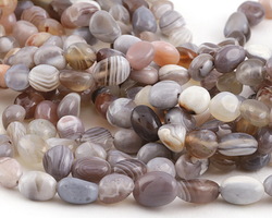 Botswana Agate Tumbled Nugget 7-10x6-8mm