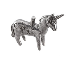 Green Girl Pewter Unicorn 35x22mm