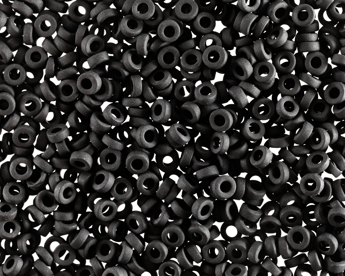 Miyuki Matte Black Spacer Bead 3mm