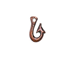 Mykonos Antique Copper (plated) Hook 10x15mm