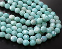 Brazil Amazonite Microfaceted Egg Nugget 10x9mm