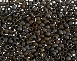 TOHO Frosted Metallic Iris Brown Round 8/0 Seed Bead