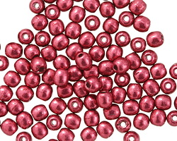 Czech Glass ColorTrends: Sueded Gold Lily Pad Round 3mm