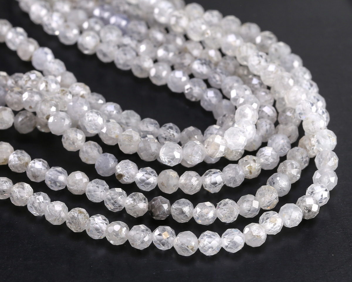 Natural Zircon Faceted Round 4mm