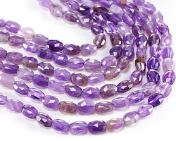 Amethyst (Multi-A) Microfaceted Oval 8x6mm