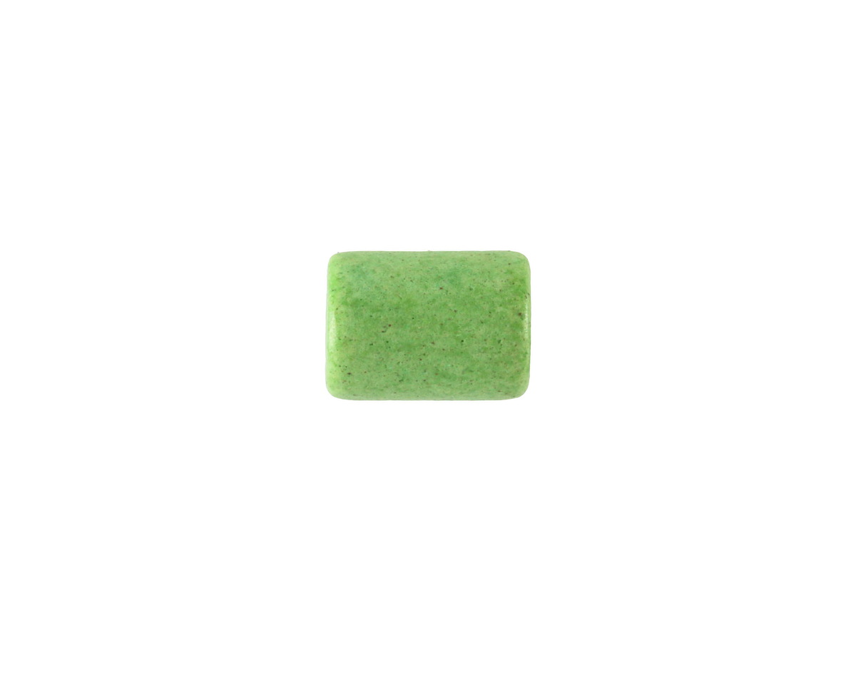 Mykonos Ceramic Apple Green Tube Spacer 9-10x8mm
