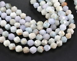 Aquamarine (multi-blue) Star Cut Round 8mm