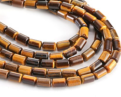 Tiger Eye Tube 10x6mm