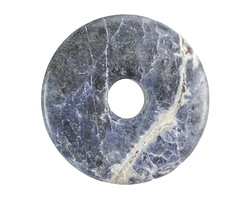Brazil Sodalite (Matte) Donut 40mm
