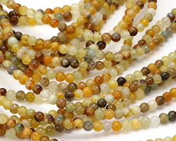 Antique Soochow Jade Round 4mm