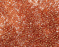 TOHO Gold Lustered African Sunset Round 15/0 Seed Bead