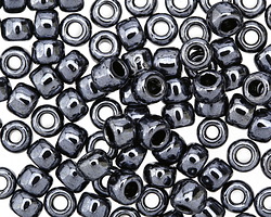 TOHO Metallic Hematite Round 3/0 Seed Bead