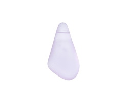 Periwinkle Beach-Style Glass Side Drilled Freeform Drop 10-15x21-28mm