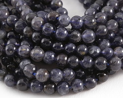 Iolite Round 6-7mm Beads