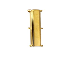 Cymbal Axos III 24k Gold (plated) Magnetic Clasp for 11/0 Delica Beads 13x30mm