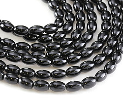 Black Onyx Rice 9x6mm