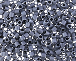 Miyuki Delica Matte Gunmetal (DBL0301) 8/0 Seed Bead