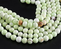 Lemon Chrysoprase Round 6mm