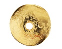 Mykonos Metalized Ceramic Gold Large Textured Washer 34-35mm