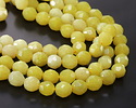 Lemon Jade Microfaceted Egg Nugget 10x9mm