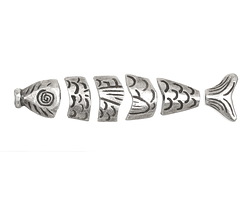 Mykonos Antique Silver (plated) Worry Fish 80mm