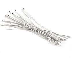 Antique Silver (plated) Headpin 3", 24 gauge