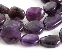 Amethyst Freeform Oval 18-29x15-20mm