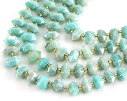 Brazilian Amazonite (A) Side-Drilled Point 6x11mm