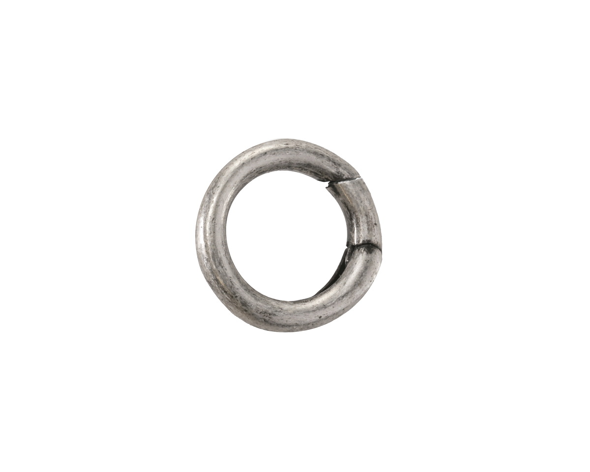 Burnished Silver (plated) Large Round Clasp 15mm