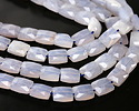 Blue Rose Quartz Faceted Puff Rectangle 8x10mm