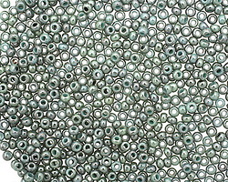 TOHO Marbled Opaque Turquoise/Blue Round 11/0 Seed Bead