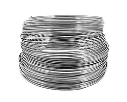 Remembrance Stainless Steel Memory Wire Bright Bracelet 1 oz.
