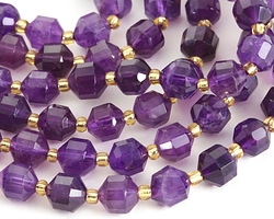 Amethyst Energy Tube 8x7mm