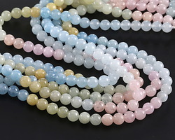 Multi Beryl Ombré Round 6mm