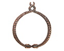 Mykonos Antique Copper (plated) Serpent Ring Focal 50x58mm