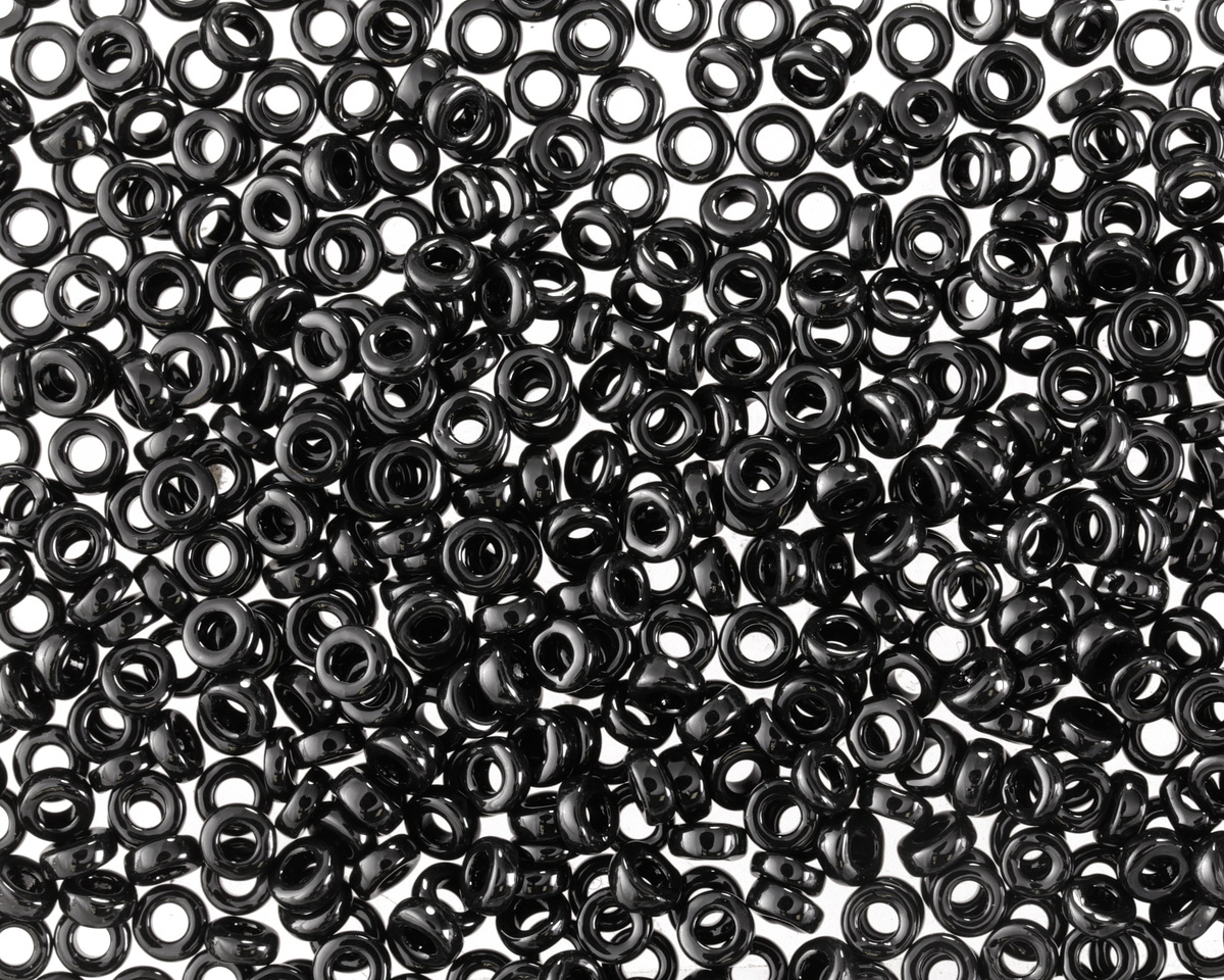 Miyuki Black Spacer Bead 3mm - 125 gram Package