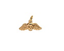Nina Designs Bronze Flying Skull Focal 17x12mm
