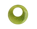 Tagua Nut Apple Gypsy Hoop 25mm