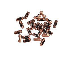 Antique Copper (plated) Ball Chain Clasp 1.5mm