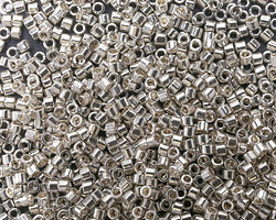 Miyuki Delica Galvanized Silver (DBM0035) 10/0 Seed Bead