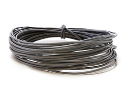Grey Round Greek Leather Cord 1.5mm, 16 feet