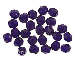 Czech Glass Cobalt Fire Polished Round 6mm