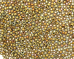 TOHO Higher Metallic Frosted Carnival Round 11/0 Seed Bead