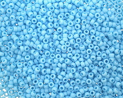 TOHO Opaque Frosted Blue Turquoise Round 11/0 Seed Bead