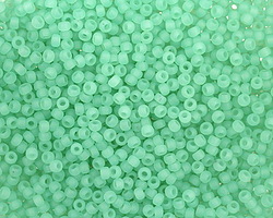 TOHO Ceylon Frosted Celery Round 11/0 Seed Bead