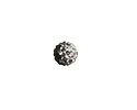 Jet/Crystal Ombre Pave Round 8mm