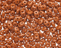 Umber SuperDuo 2x5mm Seed Bead