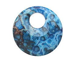 Larimar Blue Crazy Lace Go-Go Donut 45mm
